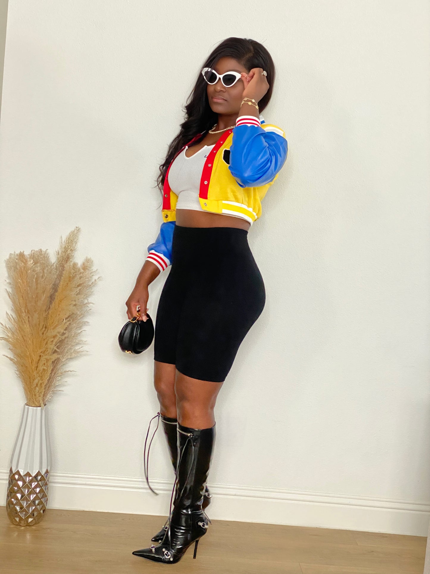 Color block jacket