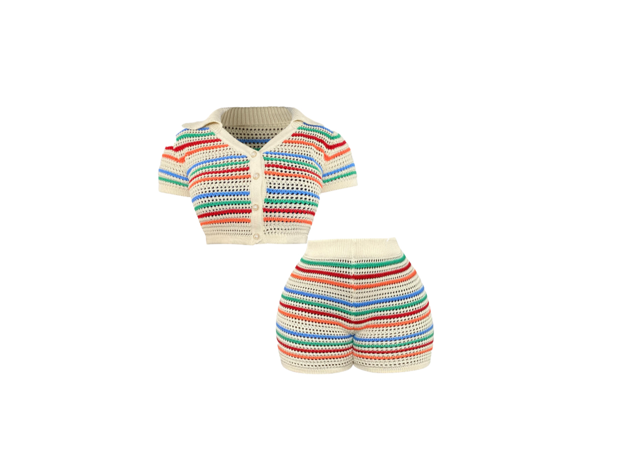 Knit Short Set