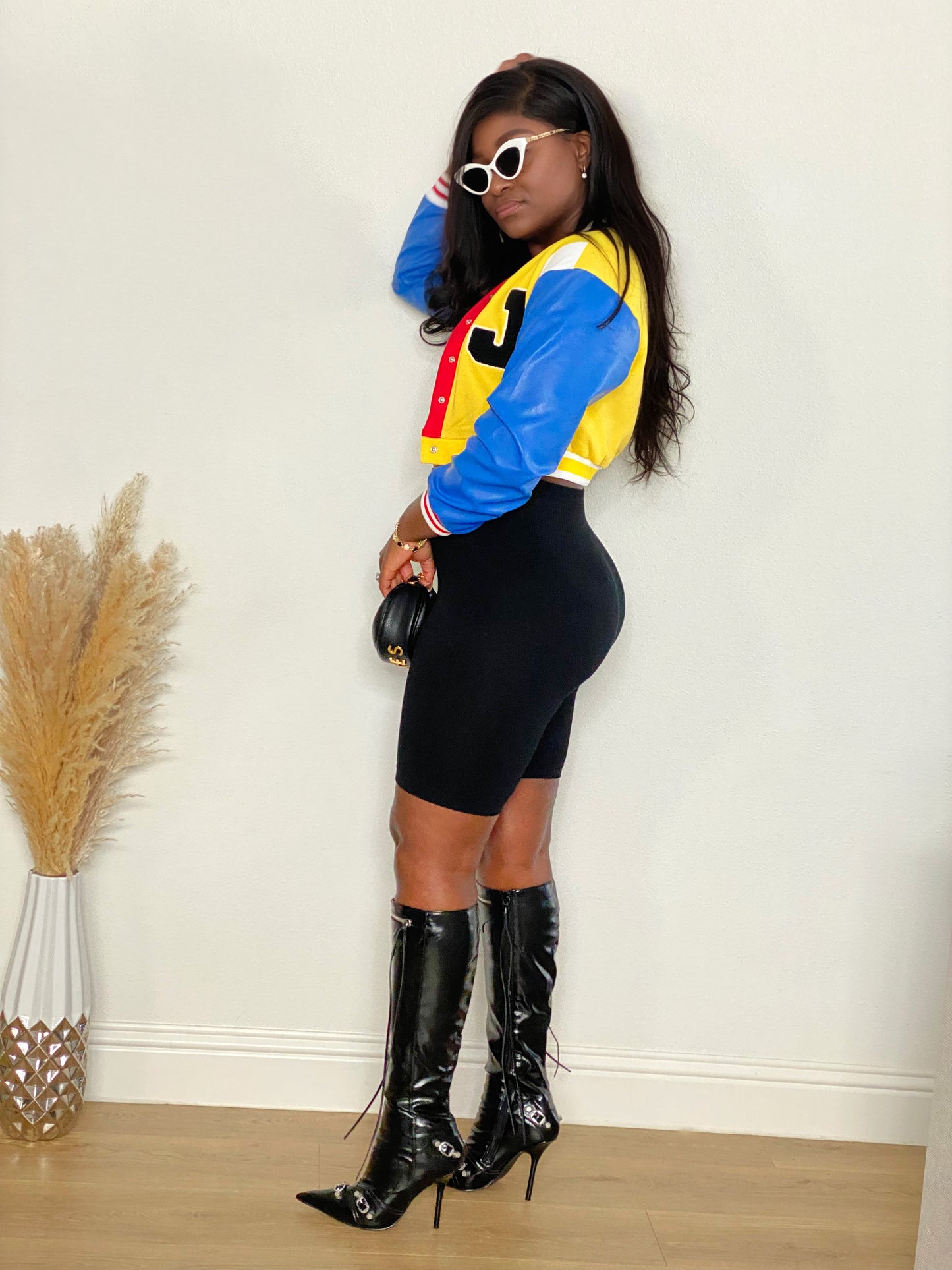 Color block jacket