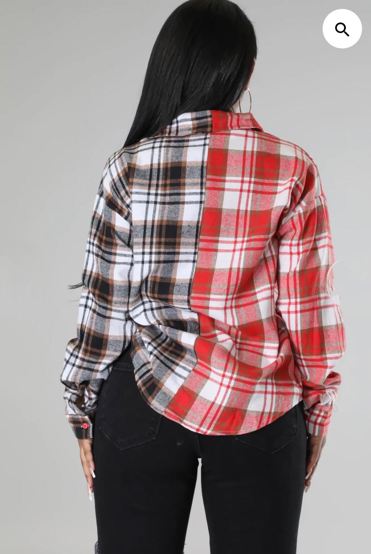 Plaid Shirt (Red/black combo)