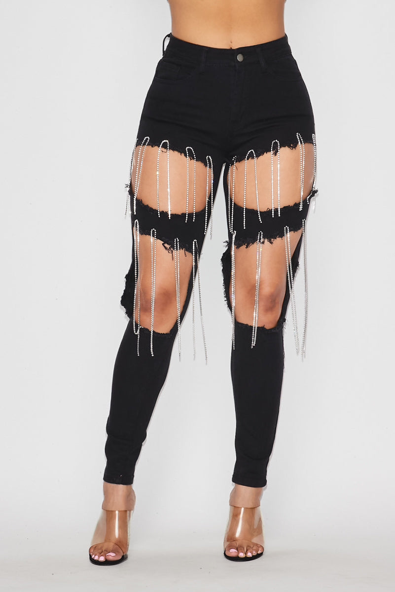 Rhinestone Jeans