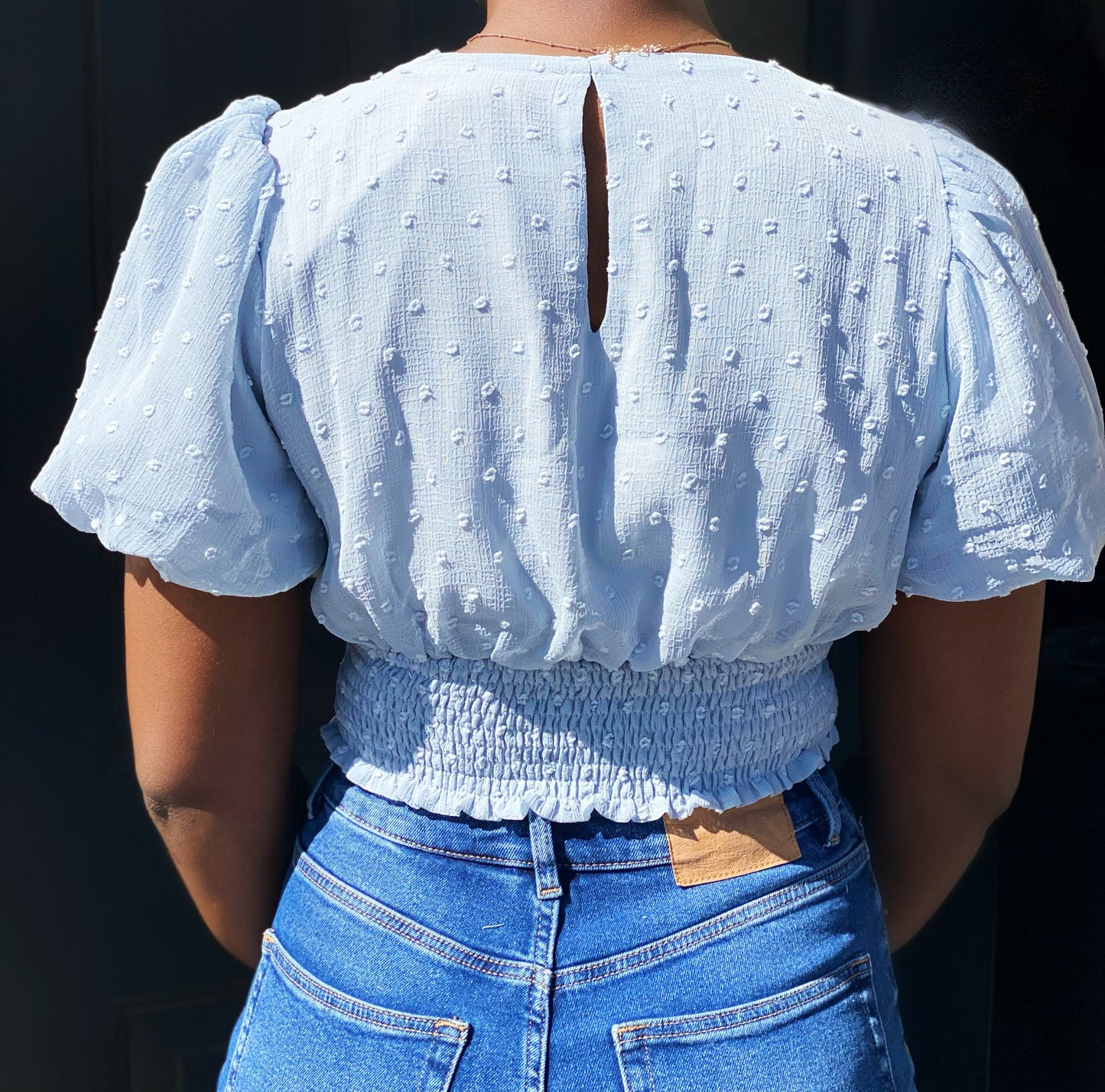 Puff sleeve top