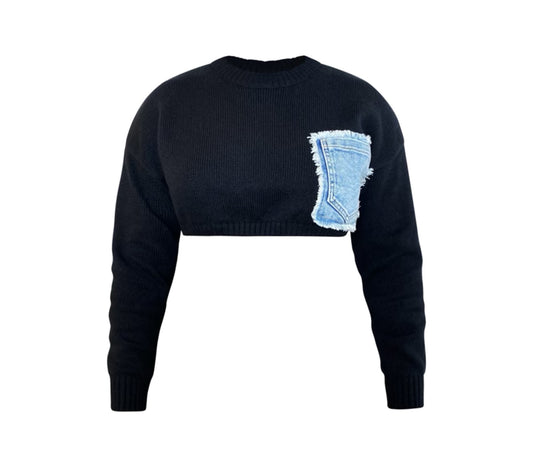 Jenny Top (black/denim)