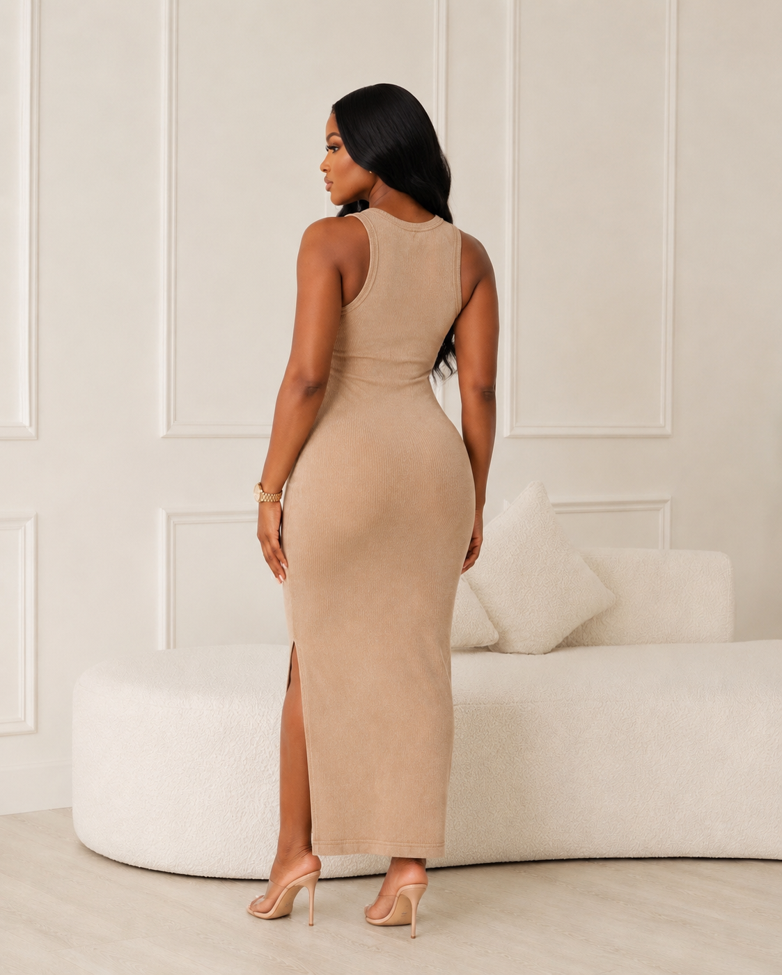 The Everyday Contour Midi(Taupe)