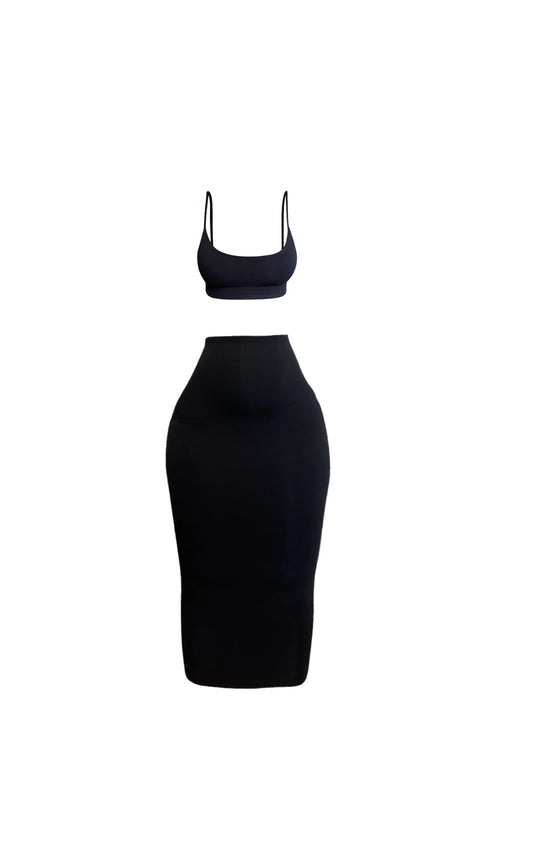 Addy Skirt Set (black)