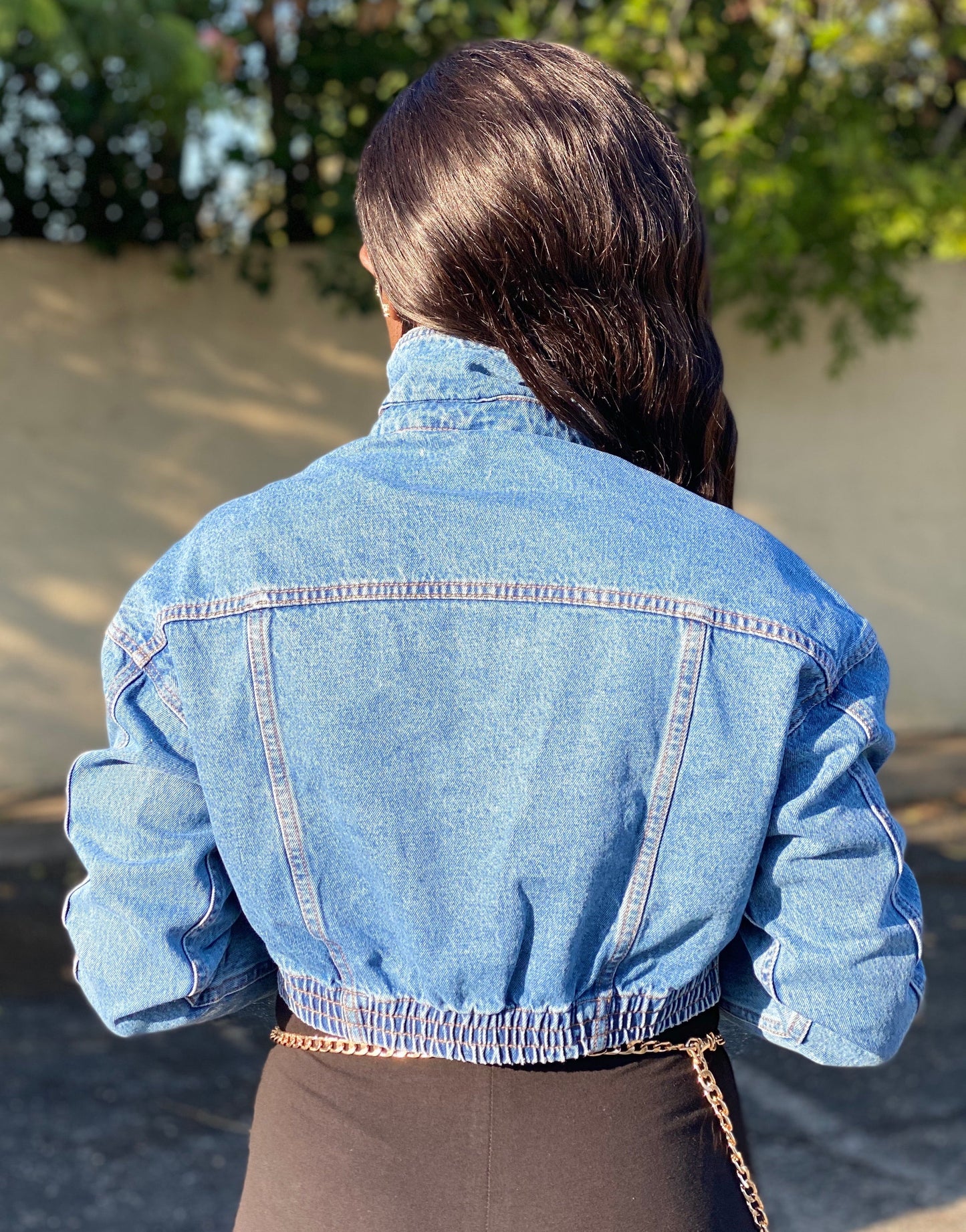 Cropped denim Jacket