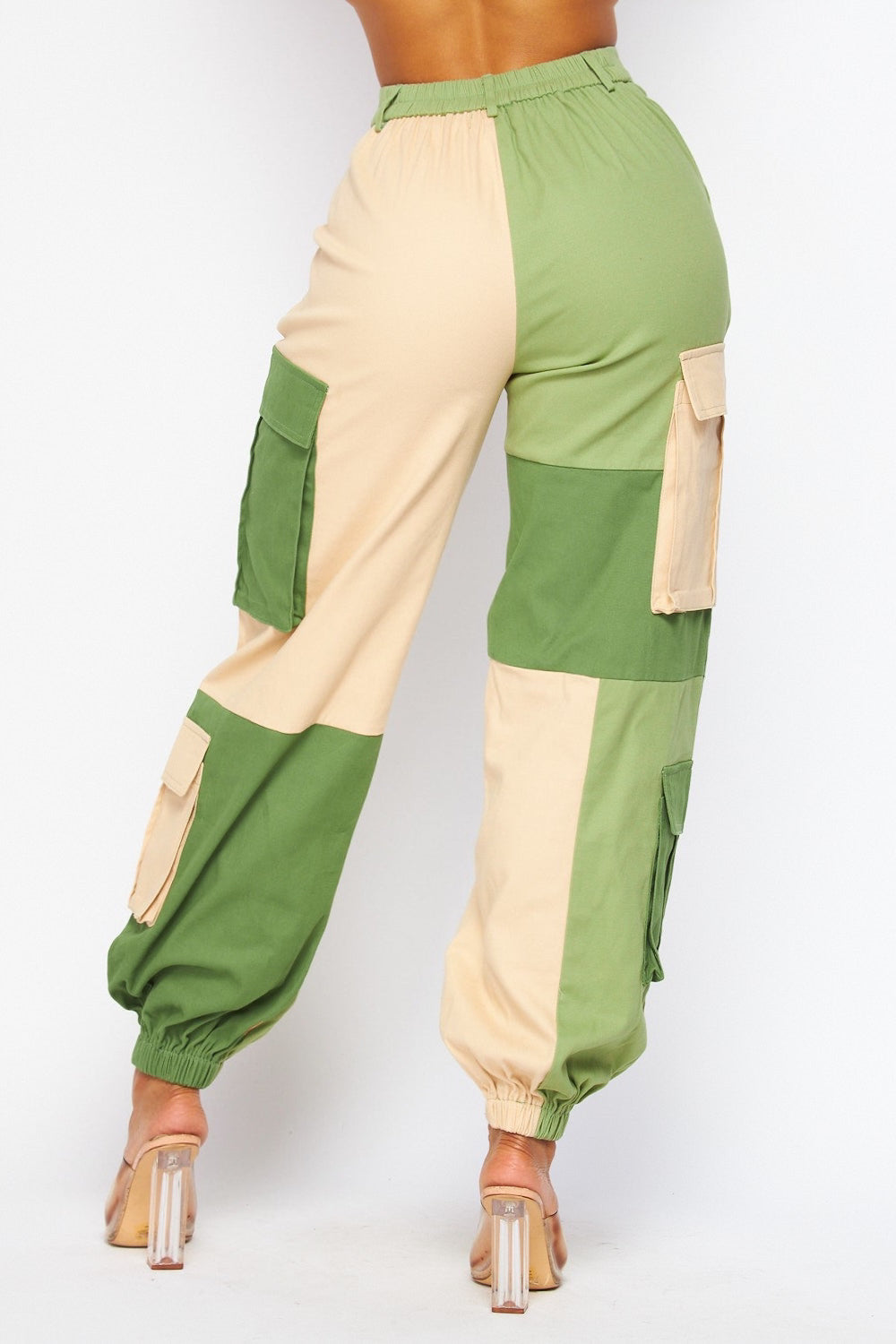 Color block Jogger(sage)