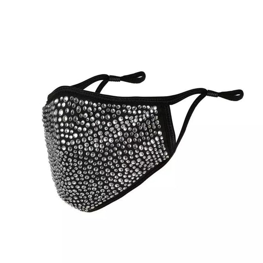 Rhinestone Face Mask